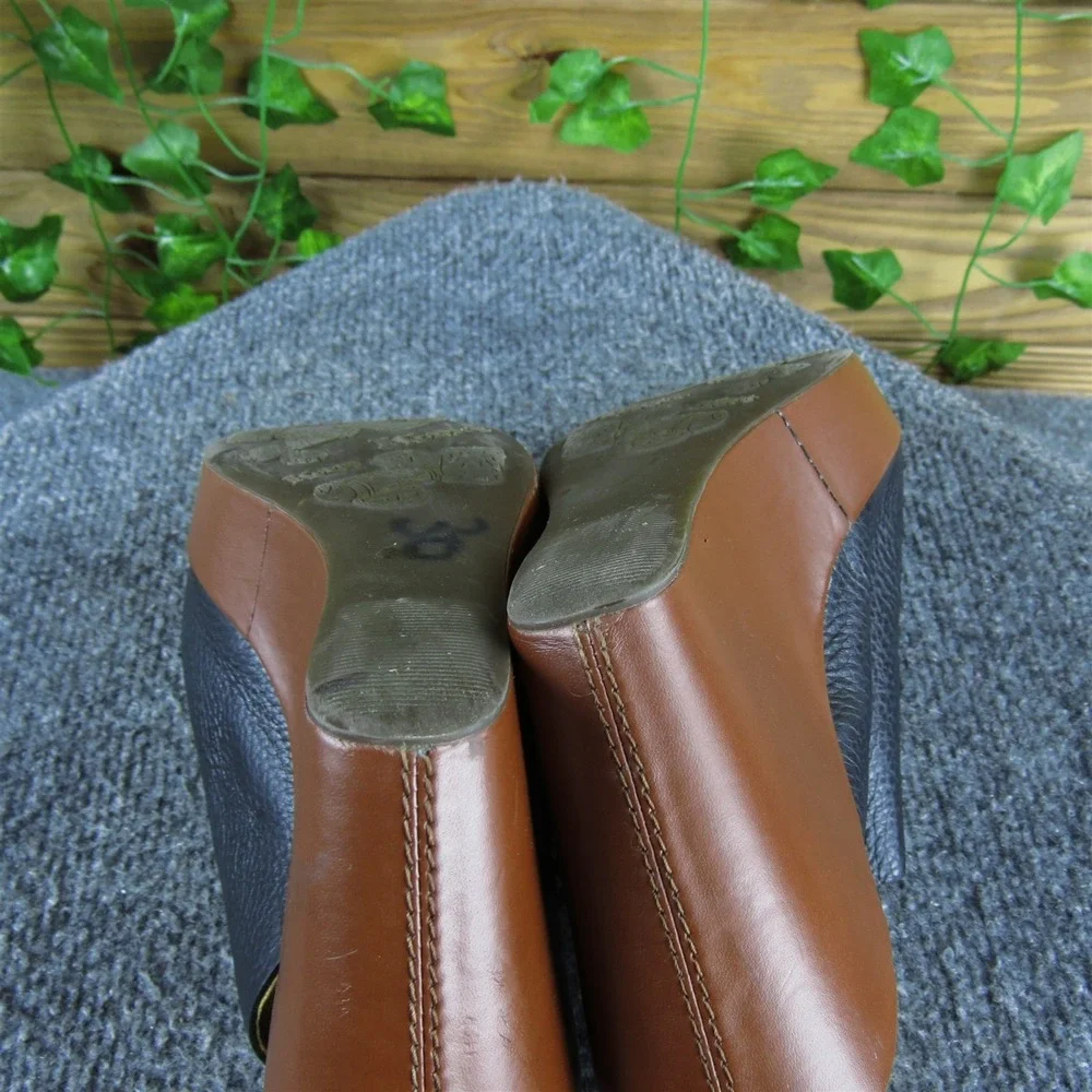Korks Women  Platform Black Leather Pump 9 Medium  Used 2025‎